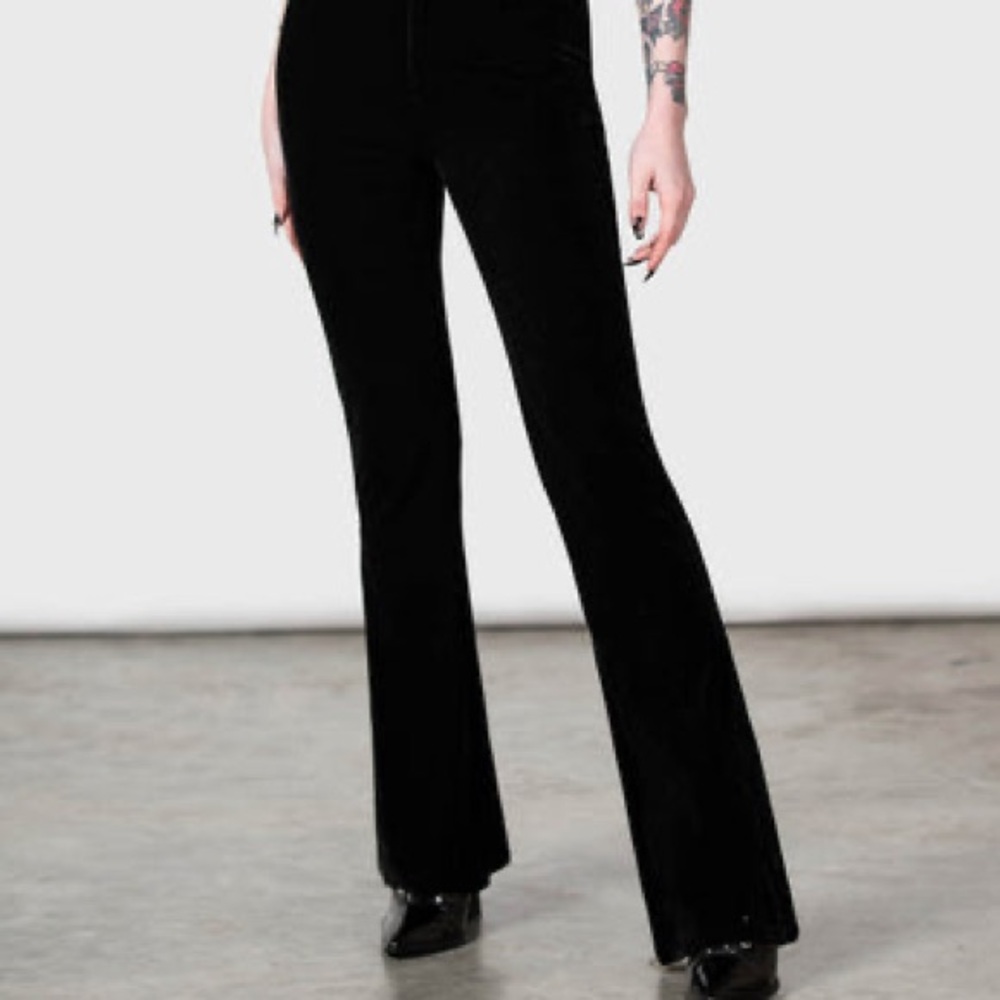 Theory Black Flare Pants
